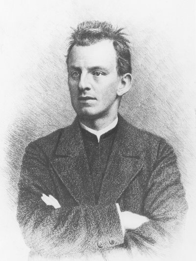 Gerhart Hauptmann (grawerunek) autorstwa German School