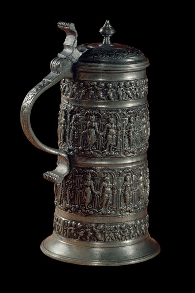 Sztuka niemiecka: kubek vermeil z Annaberg. 16 wiek. Paryż, Luwr autorstwa German School