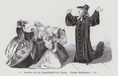 Niemiecki komiks o łatwowierności kobiet autorstwa German School