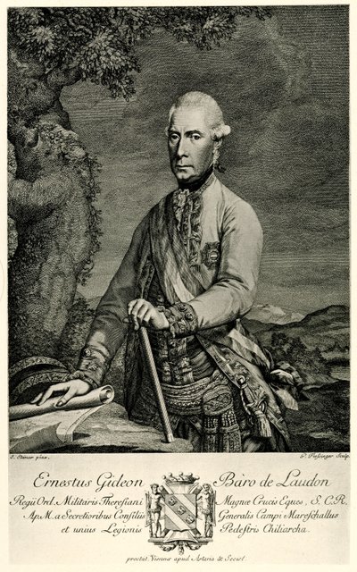 Gideon Ernst Freiherr von Laudon autorstwa German School