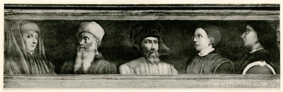 Giotto di Bondone (1267 - 1337), Paolo Uccello (1397 - 1475), Donatello (1386 - 1466), Antonio Manetti (1402 - 1460), Filippo di der Brunellesco (1377 - 1466) autorstwa German School