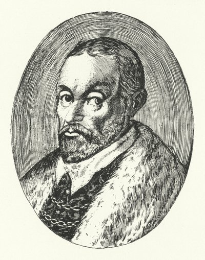 Giovanni Guarini, włoski poeta (grafika) autorstwa German School