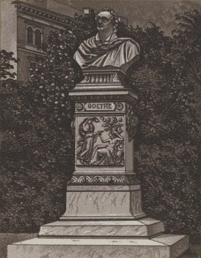 Goethe-Denkmal (lito) autorstwa German School