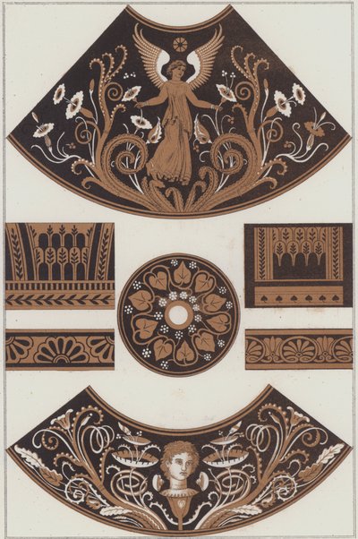 Greckie malarstwo ceramiczne (kolor lito) autorstwa German School