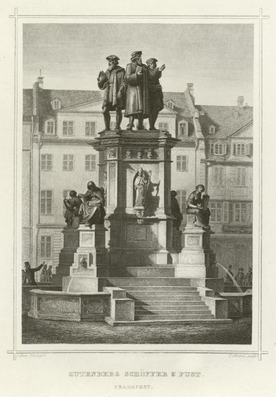 Gutenberg Schoffer i Fust, Frankfurt autorstwa German School