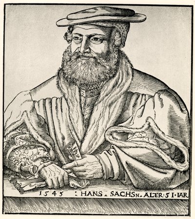 Hans Sachs autorstwa German School