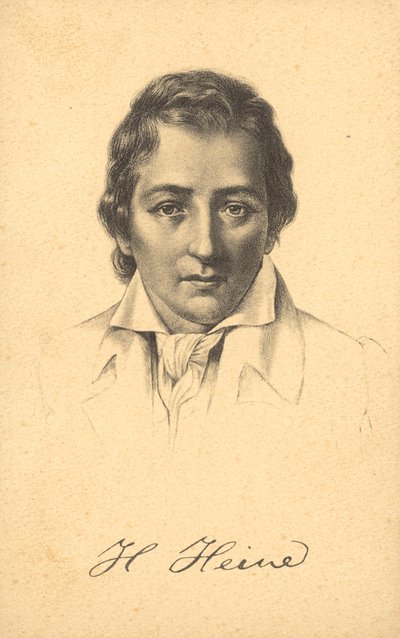 Heinrich Heine (litografia) autorstwa German School