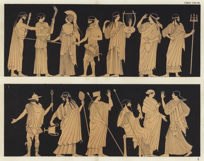 Herakles i Atena autorstwa German School