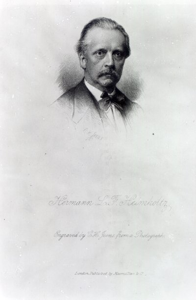 Hermann von Helmholtz, grawerowany przez C.H Jeans autorstwa German School
