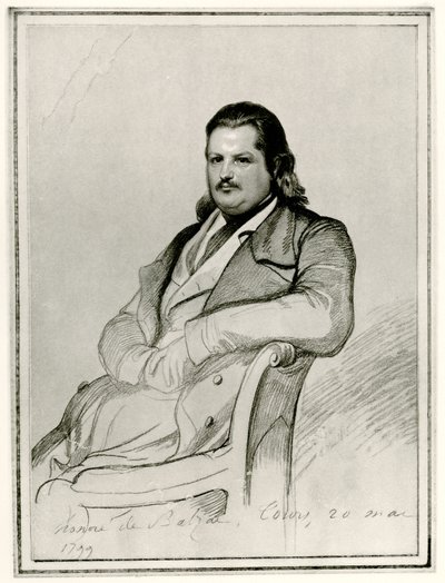 Honoré de Balzac autorstwa German School