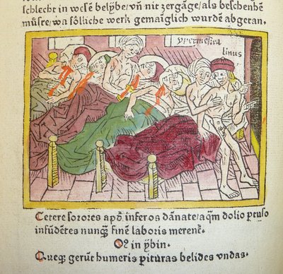 Hypermnestra, Lynceus autorstwa German School
