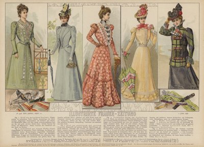 Ilustracja do Illustrirte Frauen-Zeitung (kolor lito) autorstwa German School