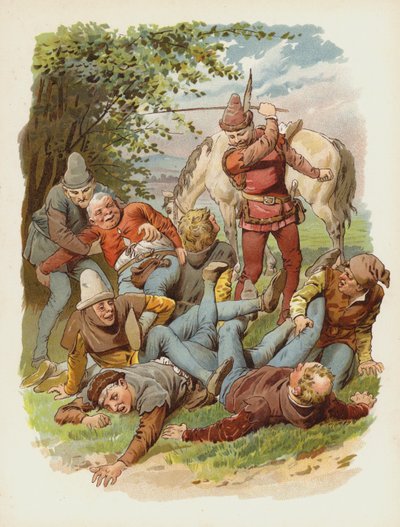 Ilustracja do Till Eulenspiegel autorstwa German School