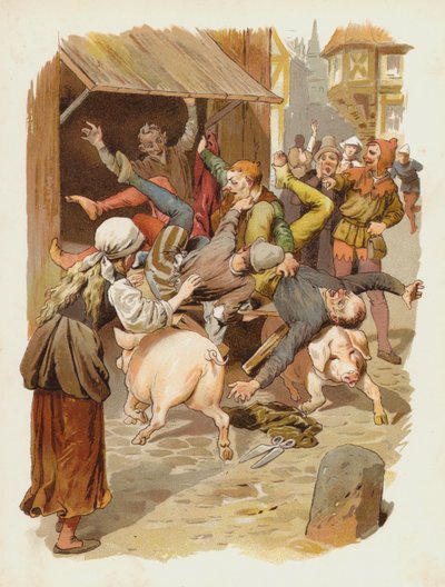 Ilustracja do Till Eulenspiegel autorstwa German School