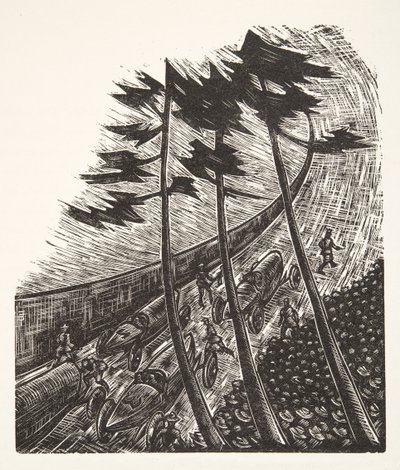 Ilustracja ze Stylu, wyd. 1922 (odbitka w pochoirze) autorstwa German School