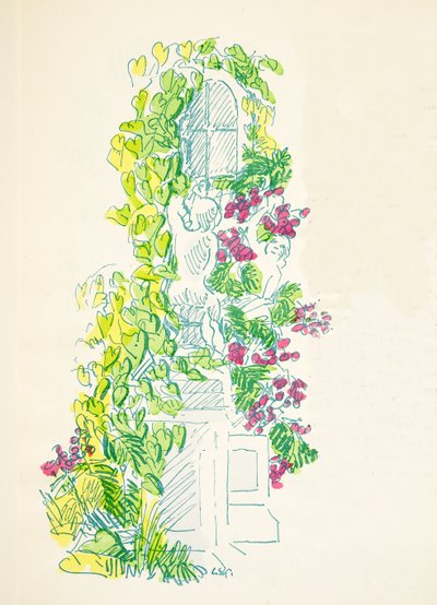 Ilustracja ze Stylu, wyd. 1922 (odbitka w pochoirze) autorstwa German School