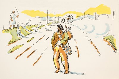 Ilustracja ze Styl, wyd. 1922 (druk pochoir) autorstwa German School