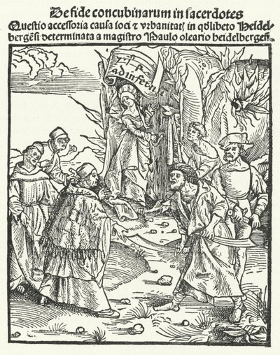 Ilustracja z pracy Jakoba Wimpfelinga (grafika) autorstwa German School