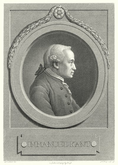 Immanuel Kant, niemiecki filozof (grafika) autorstwa German School