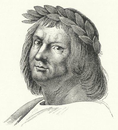 Jacopo Sannazaro, włoski poeta (grafika) autorstwa German School