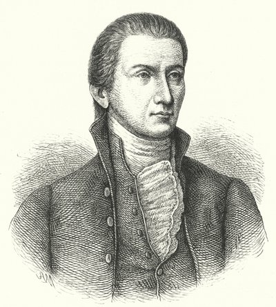 James Monroe, amerykański mąż stanu (Grawerowanie) autorstwa German School