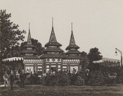 Rybacy z pawilonu japońskiej porcelany (lito) autorstwa German School