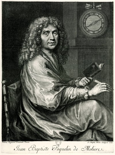 Jean Baptiste Moliere autorstwa German School