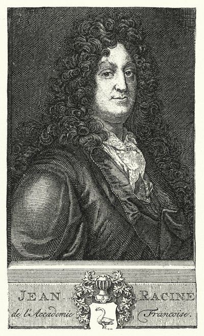 Jean Racine, francuski dramaturg (grafika) autorstwa German School