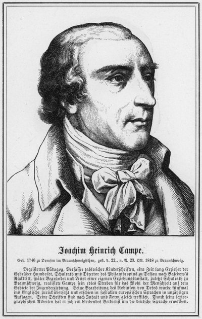 Joachim Heinrich Campe (grafika) autorstwa German School