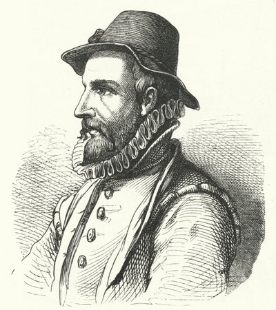 Johann Fischart, niemiecki pisarz i satyryk (grafika) autorstwa German School