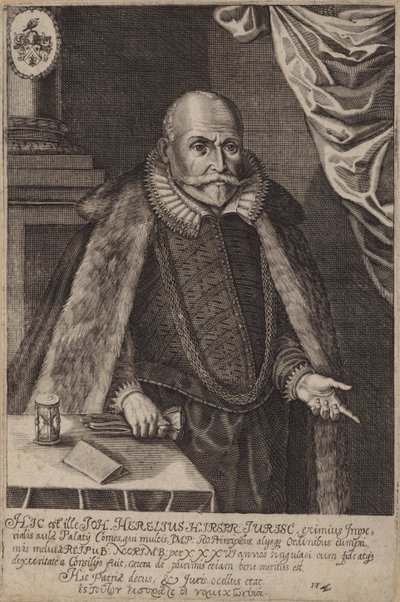 Johann Herel, niemiecki prawnik (grafika) autorstwa German School