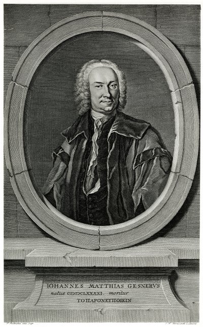 Johann Matthias Gesner autorstwa German School