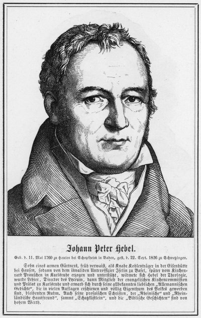 Johann Peter Hebel (grafika) autorstwa German School