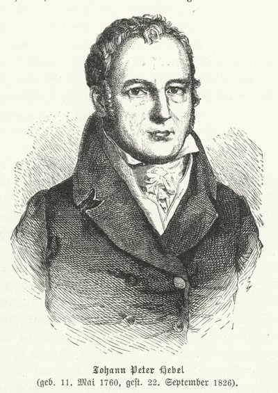 Johann Peter Hebel, niemiecki poeta autorstwa German School