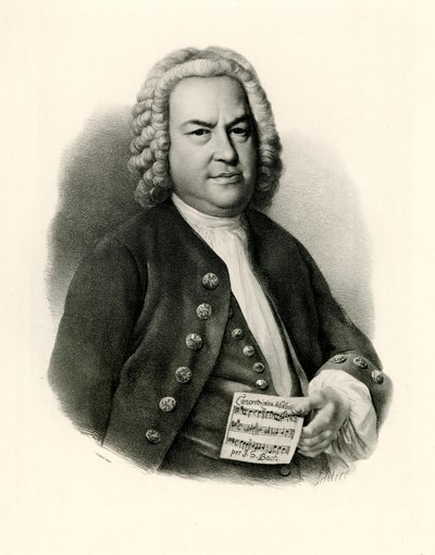 Jan Sebastian Bach autorstwa German School