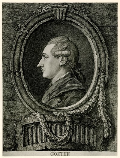 Johann Wolfgang von Goethe autorstwa German School