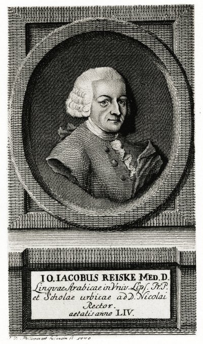 Johannes Jakob Reiske autorstwa German School
