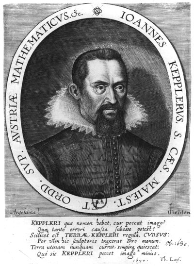 Johannes Kepler (1571-1630) 1590 autorstwa German School