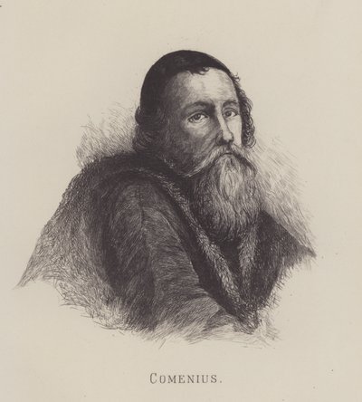 John Amos Comenius, czeski filozof, teolog i działacz edukacyjny (lito) autorstwa German School