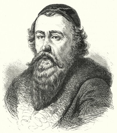 John Amos Comenius, filozof i teolog morawski (grafika) autorstwa German School