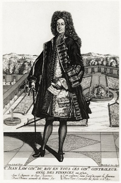 John Law z Lauriston autorstwa German School