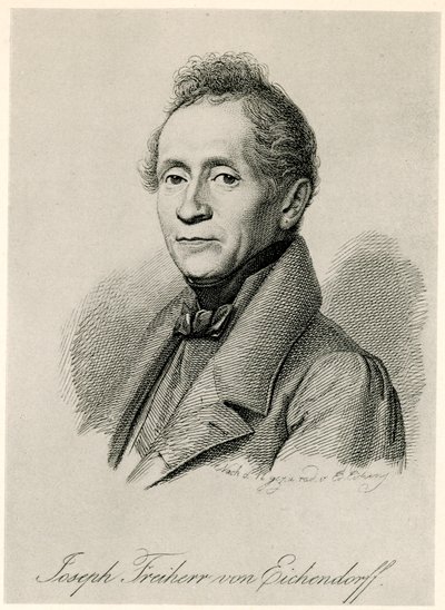 Joseph Freiherr von Eichendorff, 1884-90 (fototypia) autorstwa German School