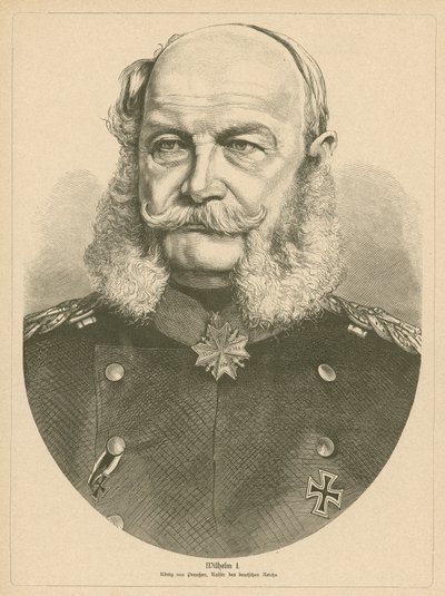 Kaiser Wilhelm I Niemiec autorstwa German School