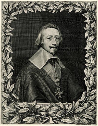 Kardinal Armand Jean Duplessis autorstwa German School