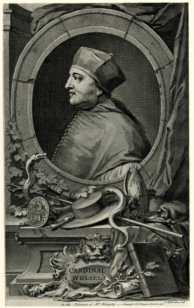 Kardynał Thomas Wolsey autorstwa German School