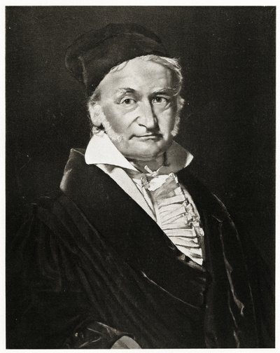 Karl Friedrich Gauss, 1884-90 (fototyp) autorstwa German School