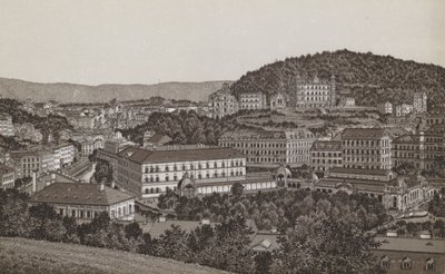 Karlowe Wary od strony północnej (lito) autorstwa German School
