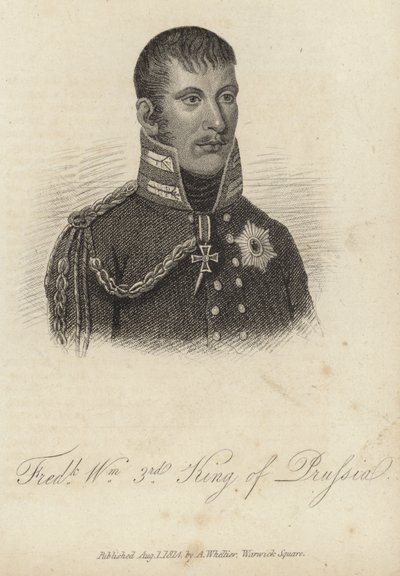 Król Fryderyk Wilhelm III Prus autorstwa German School