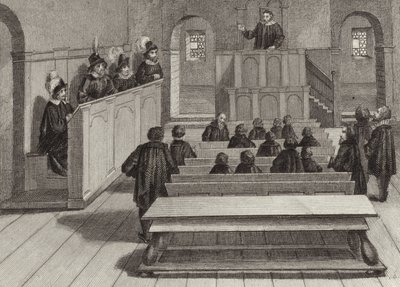Sala wykładowa na Uniwersytecie w Tybindze, Niemcy autorstwa German School