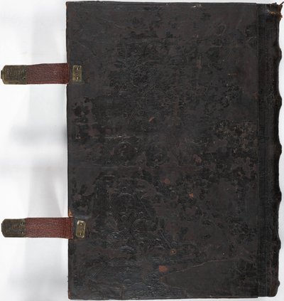 Lewis E 161, Mszał, tylna okładka, Frankonia, prawdopodobnie Forchheim, Niemcy autorstwa German School